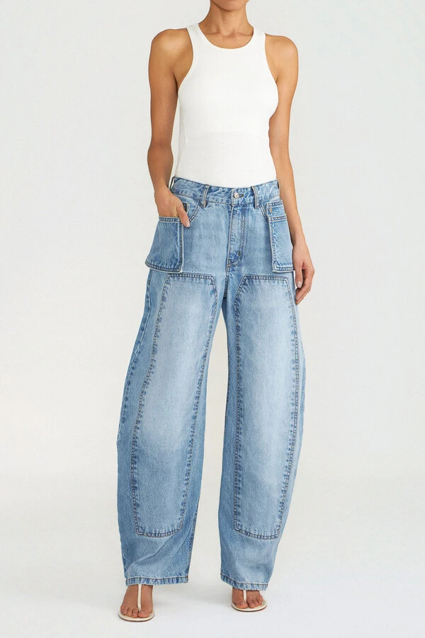 Calça Arc Layer Jeans Médio