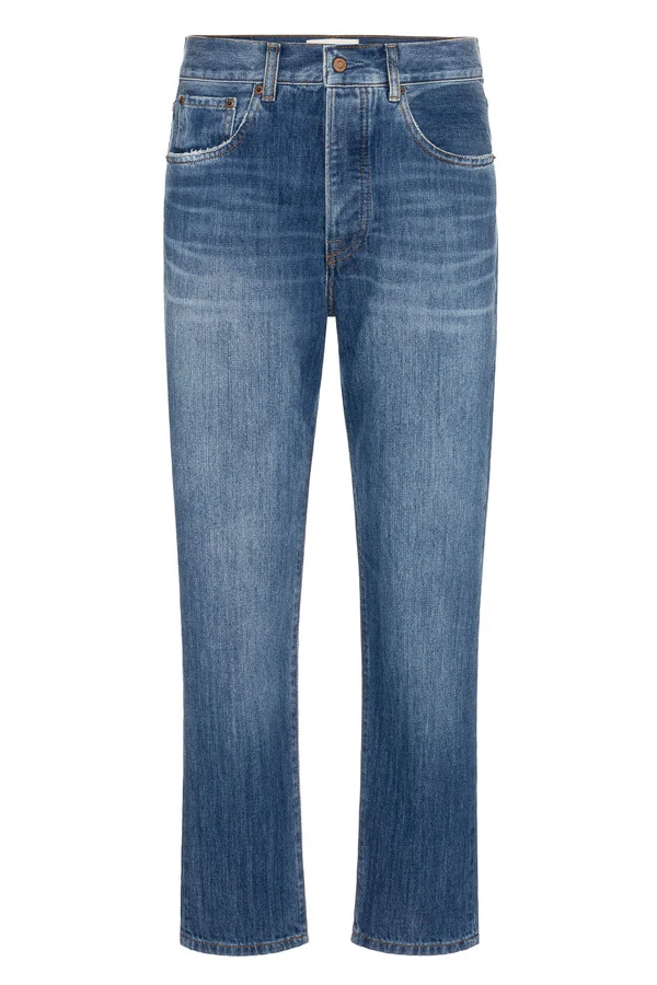 Calça Boyfriend Jeans Escuro