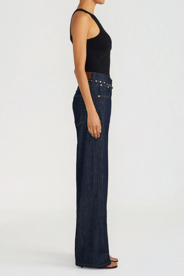 Calça Loose Raw Denim