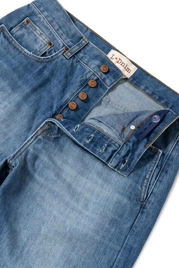 Calça Wide Leg Cropped Jeans Escuro