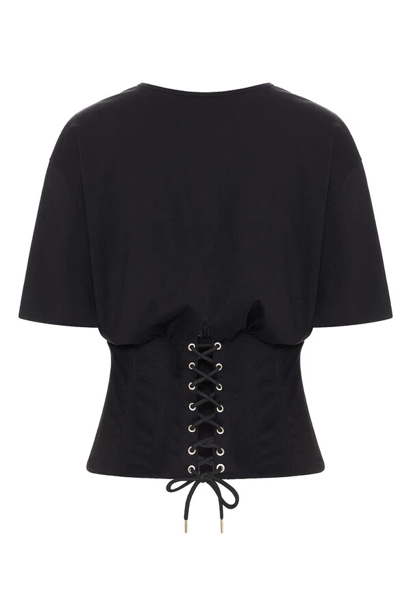Blusa Corset Preta