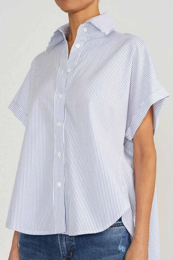 Camisa Gigi Listrada Marinho