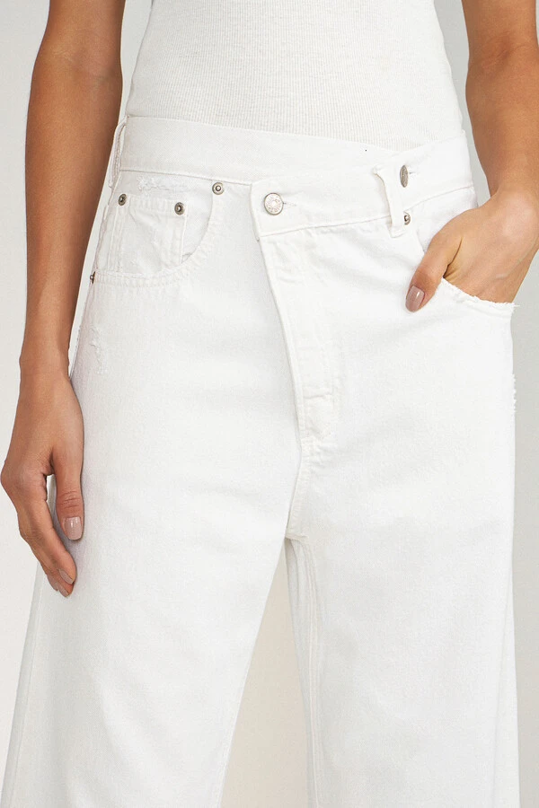 Calça Crossover White Denim