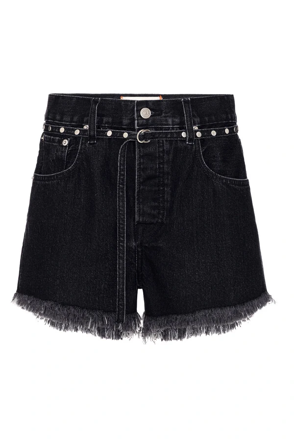 Short Loose Black Jeans