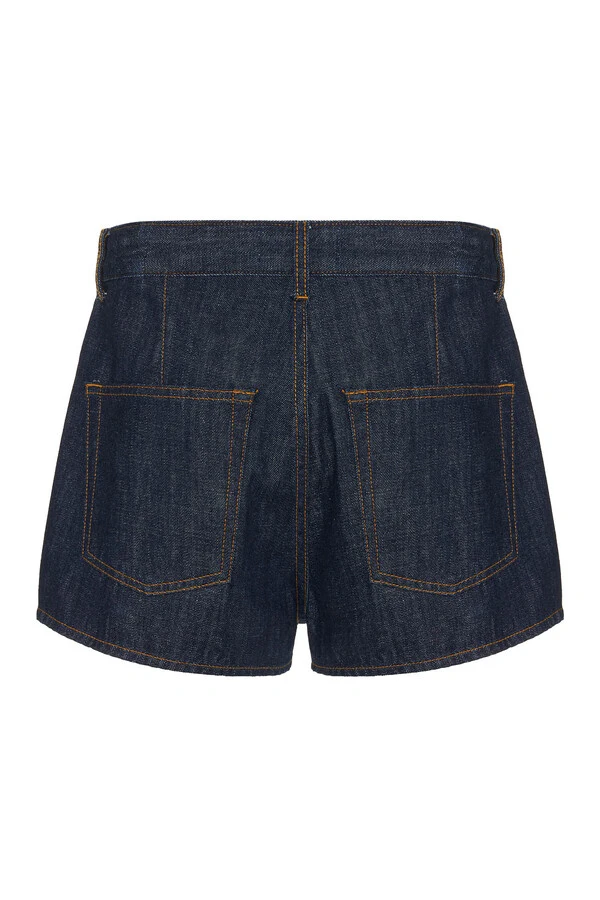 Shorts Wrap Raw Denim