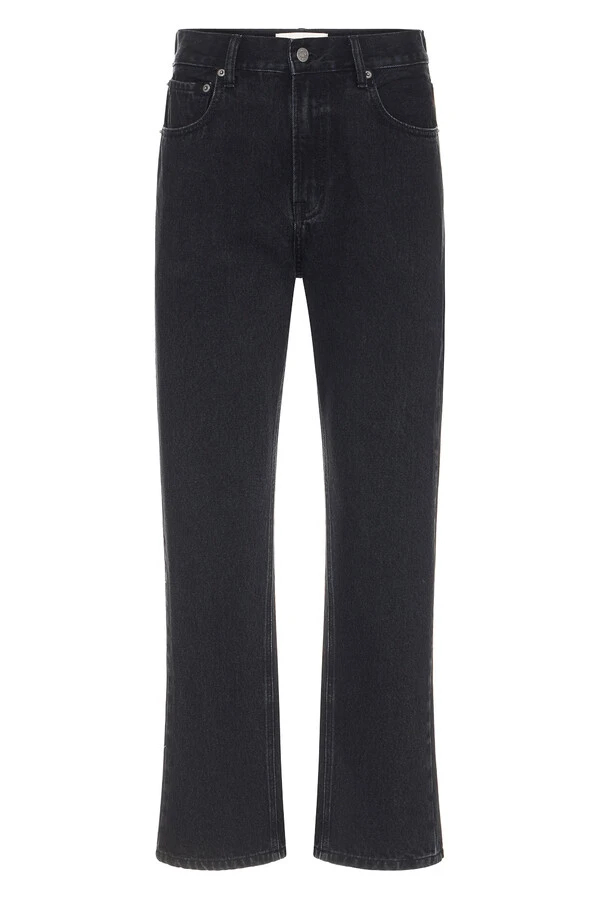 Calça Straight Black Denim