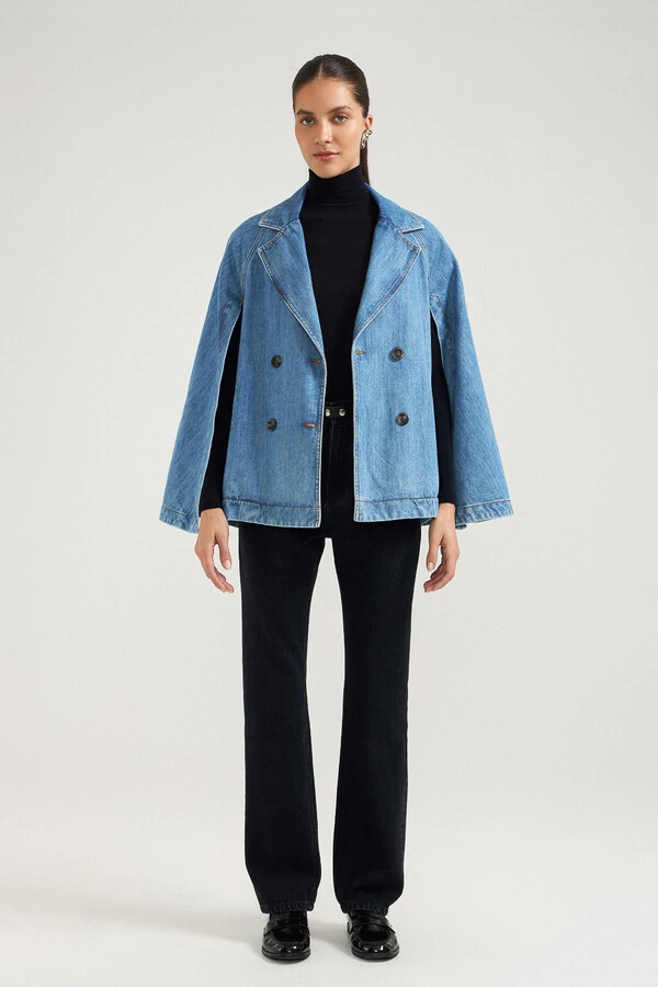 Pelerine Jeans Médio
