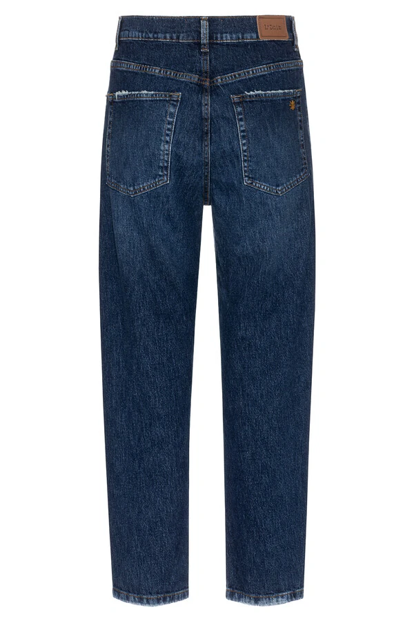 Calça Baggy Bia Jeans Escuro