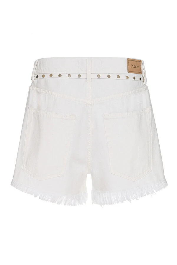 Shorts Loose White Denim