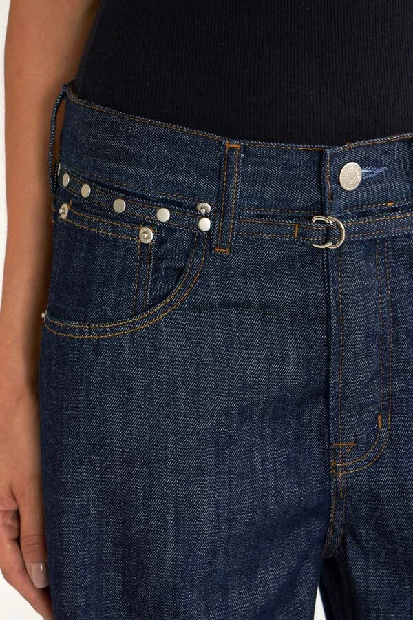 Calça Loose Raw Denim