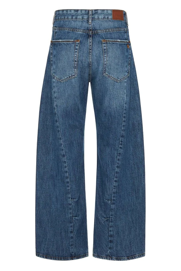 Calça Wide Curve Jeans Escuro
