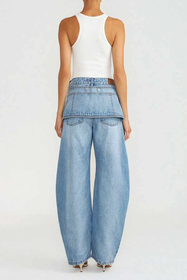 Calça Arc Layer Jeans Médio