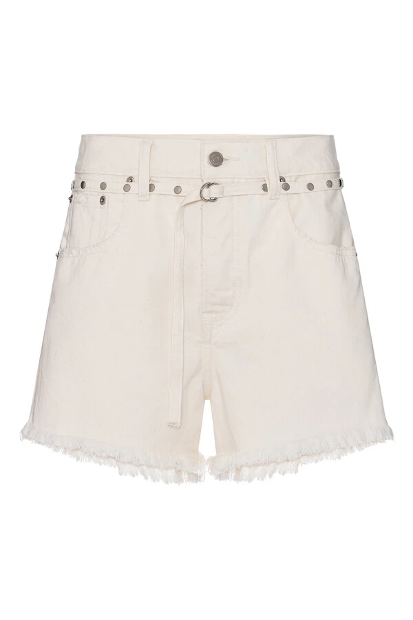 Short Loose Natural Denim