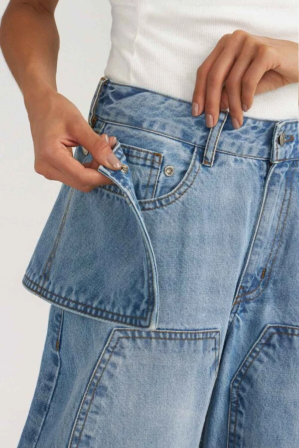 Calça Arc Layer Jeans Médio