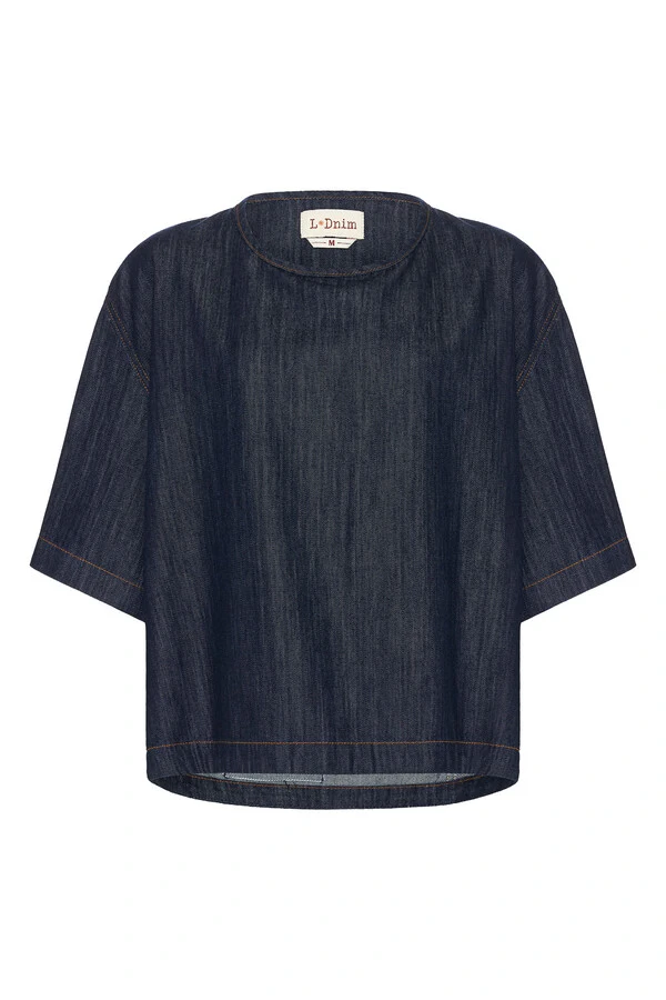 T-Shirt Oversized Raw Denim