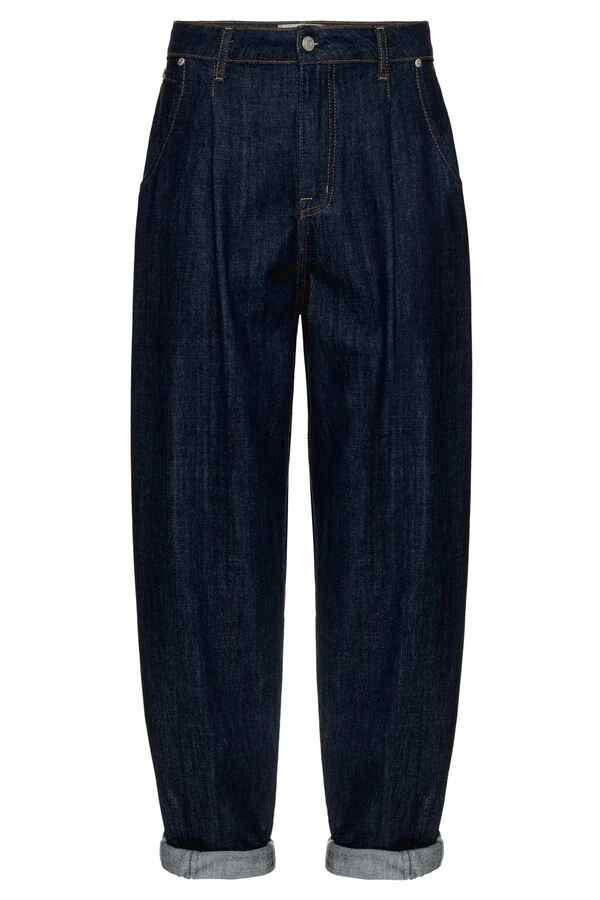 Calça Ballon Raw Denim