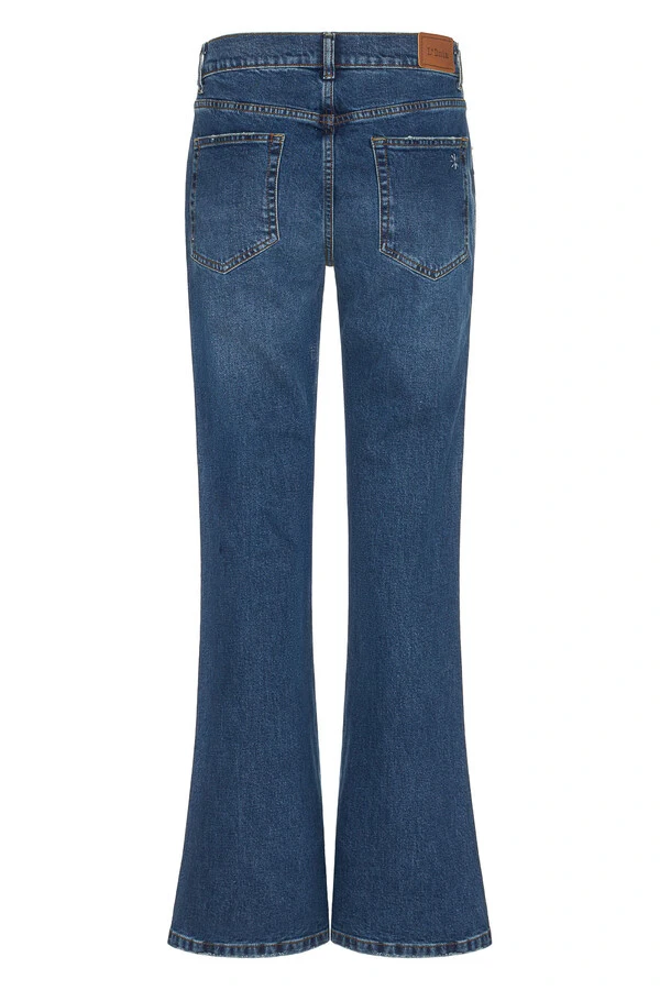 Calça 70'S Stretch Jeans Escuro