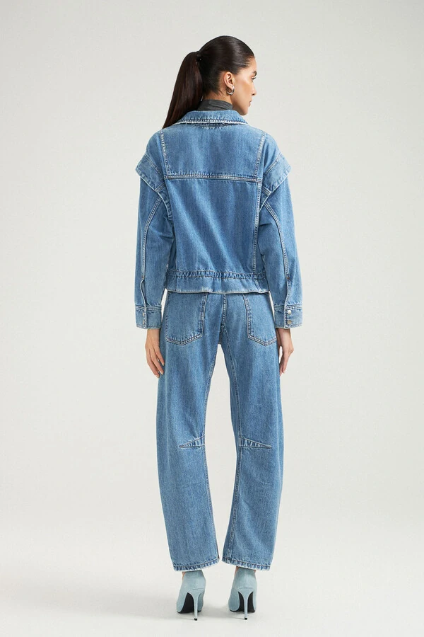 Jaqueta Flow Jeans Médio