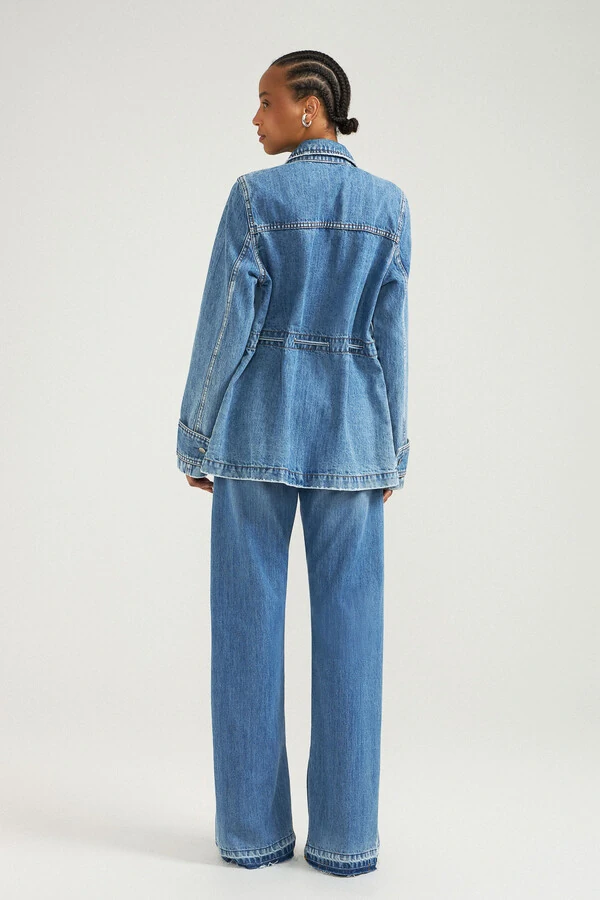 Kaban Nord Jeans Médio