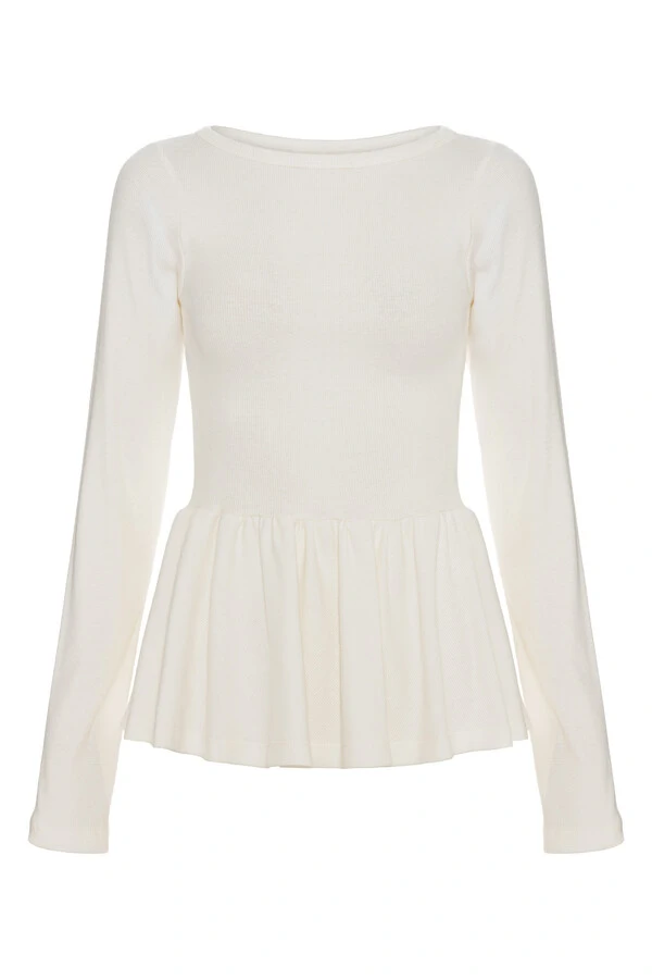 Blusa Peplum Catarina Off White