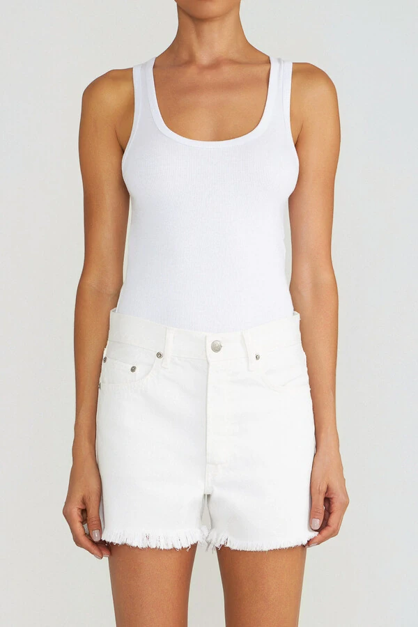 Regata Canelada Branca