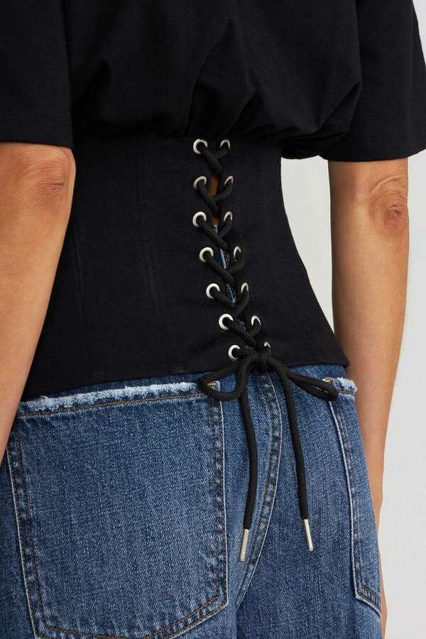 Blusa Corset Preta