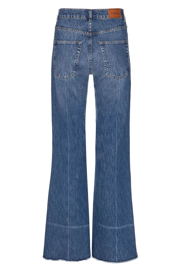 Calça Flare Jeans Médio
