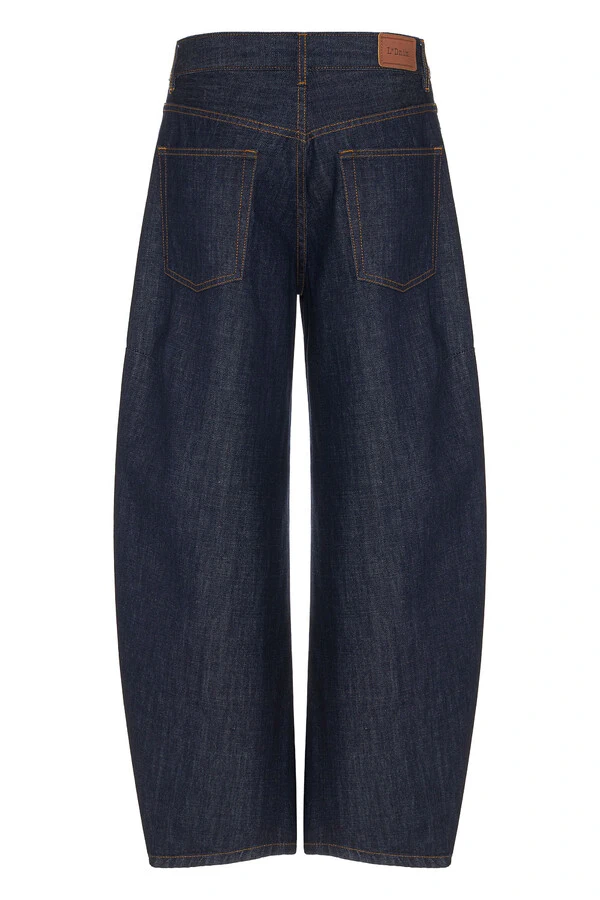 Calça Barrel Raw Denim