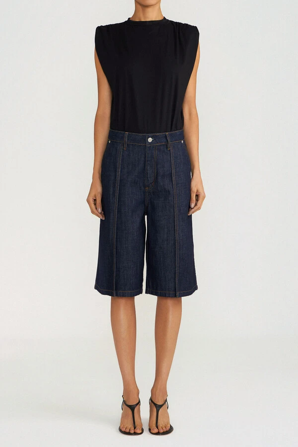 Jorts Folder Raw Denim