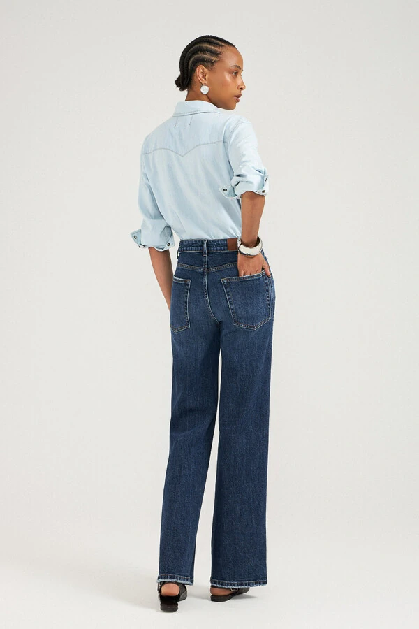 Calça Long Marine Jeans Médio