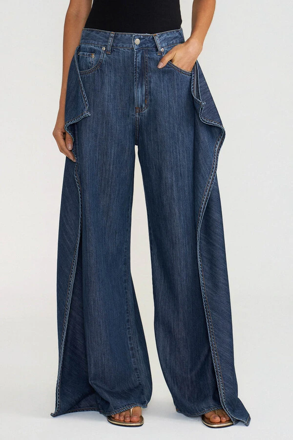 Calça Wave Dark Wash Jeans