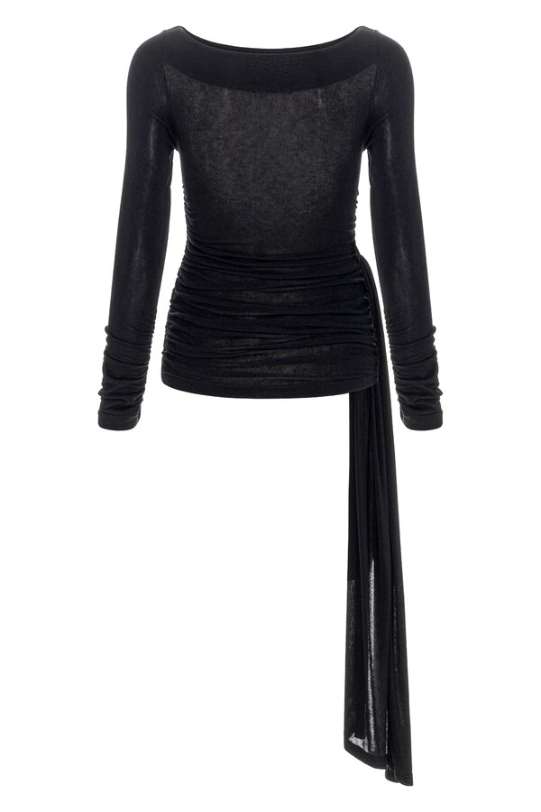 Blusa Faixa Anne Preta