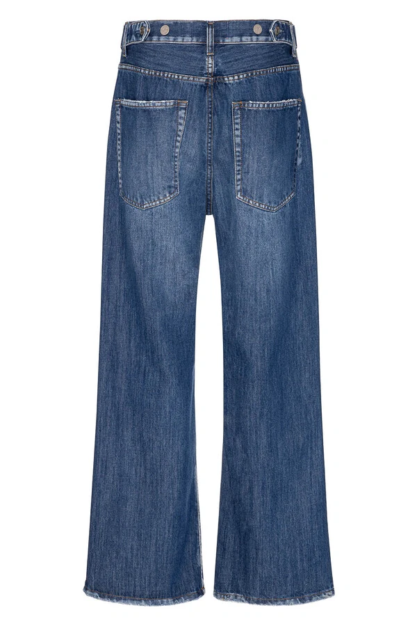 Calça Slung Jeans Escuro