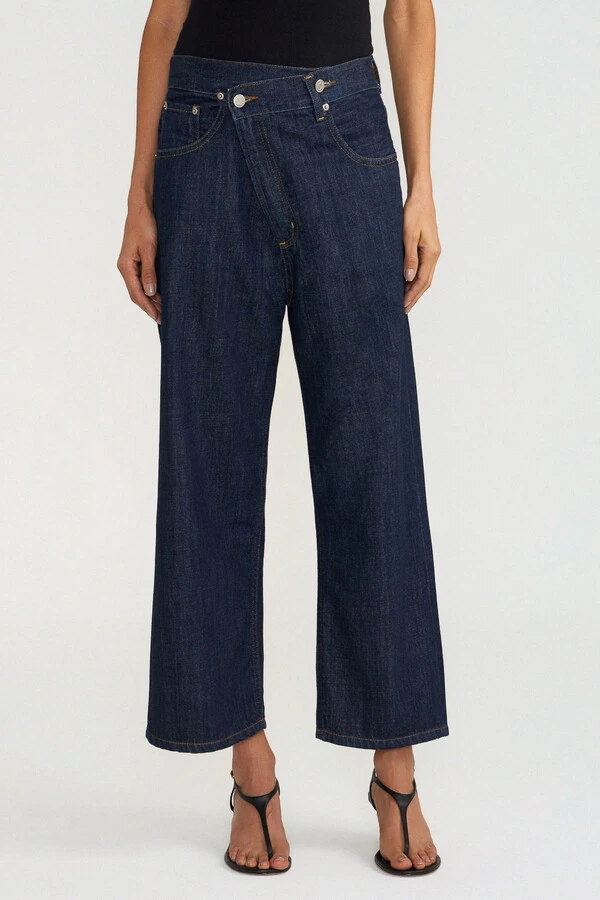 Calça Crossover Raw Denim