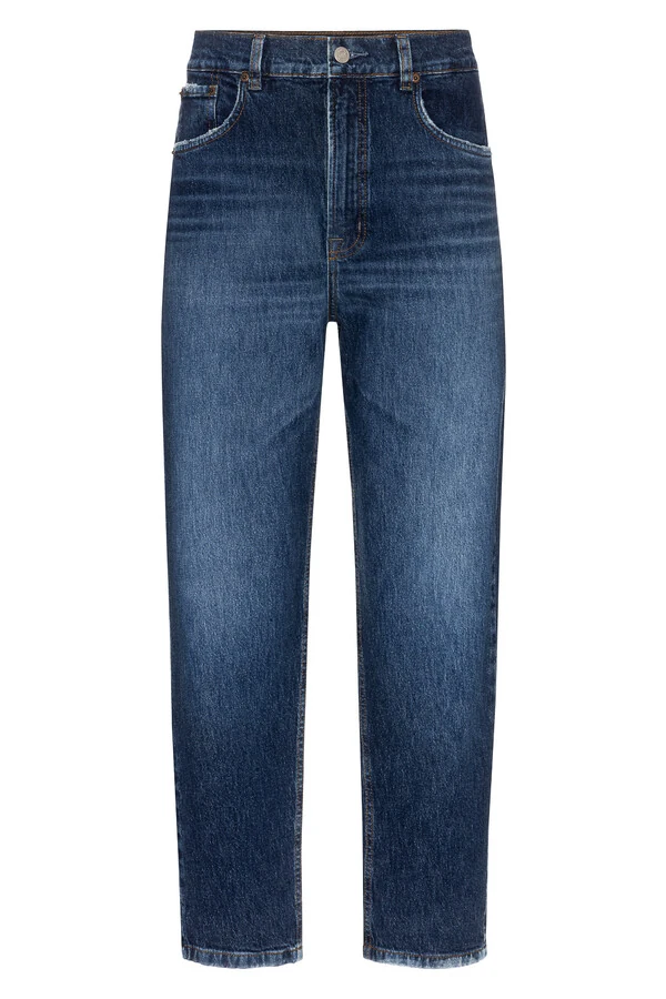 Calça Baggy Bia Jeans Escuro