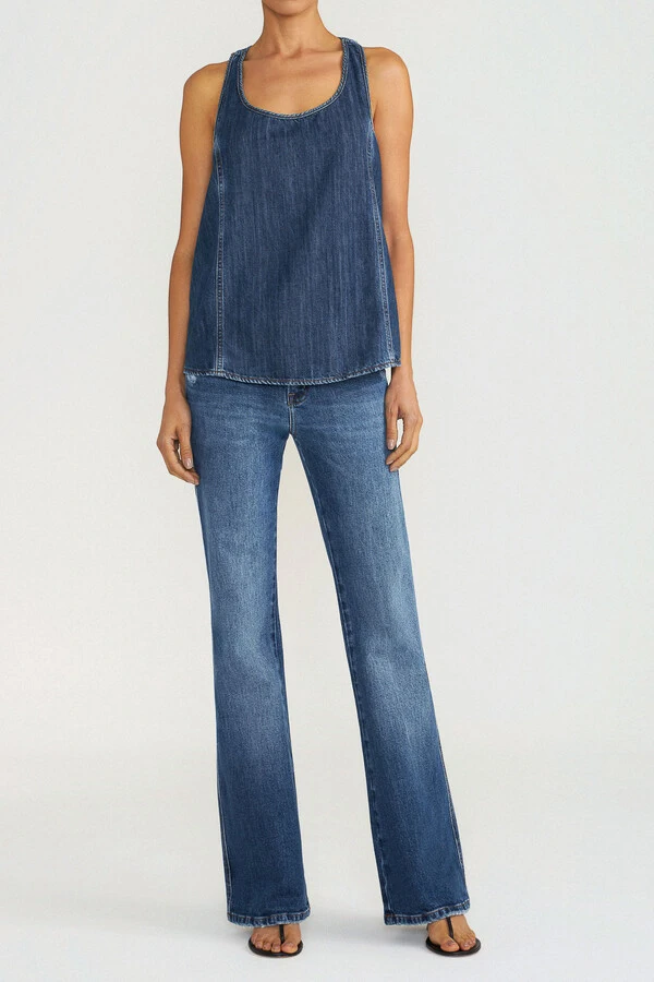 Regata Oversized Dark Wash Jeans