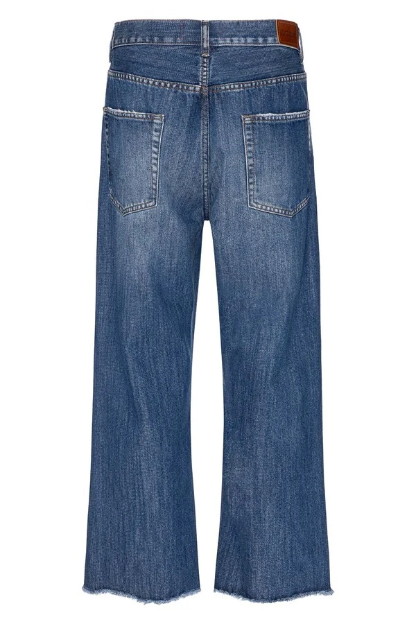 Calça Cross Over Jeans Médio