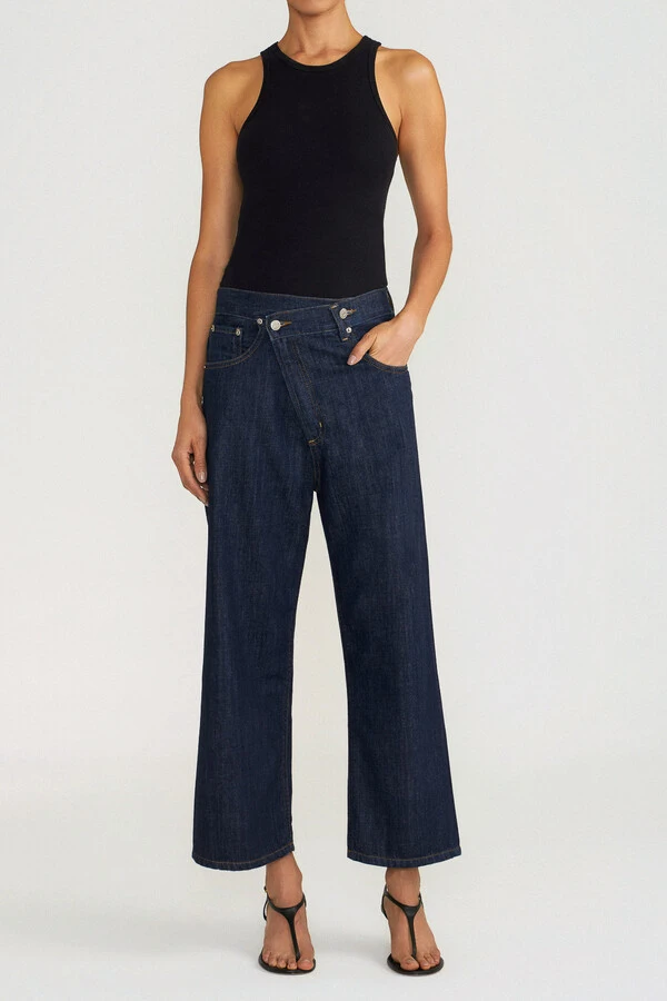 Calça Crossover Raw Denim