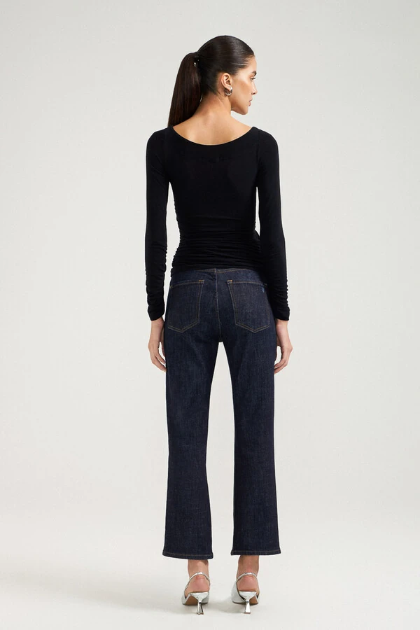 Blusa Faixa Anne Preta