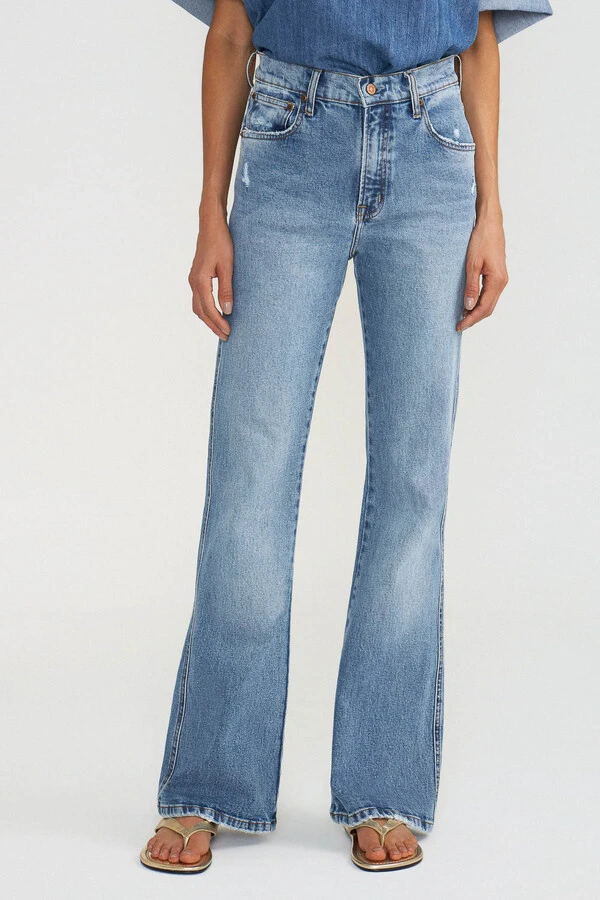 Calça 70'S Stretch Jeans Vintage