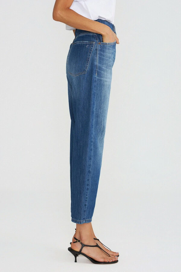 Calça Baggy Lea Jeans Medio
