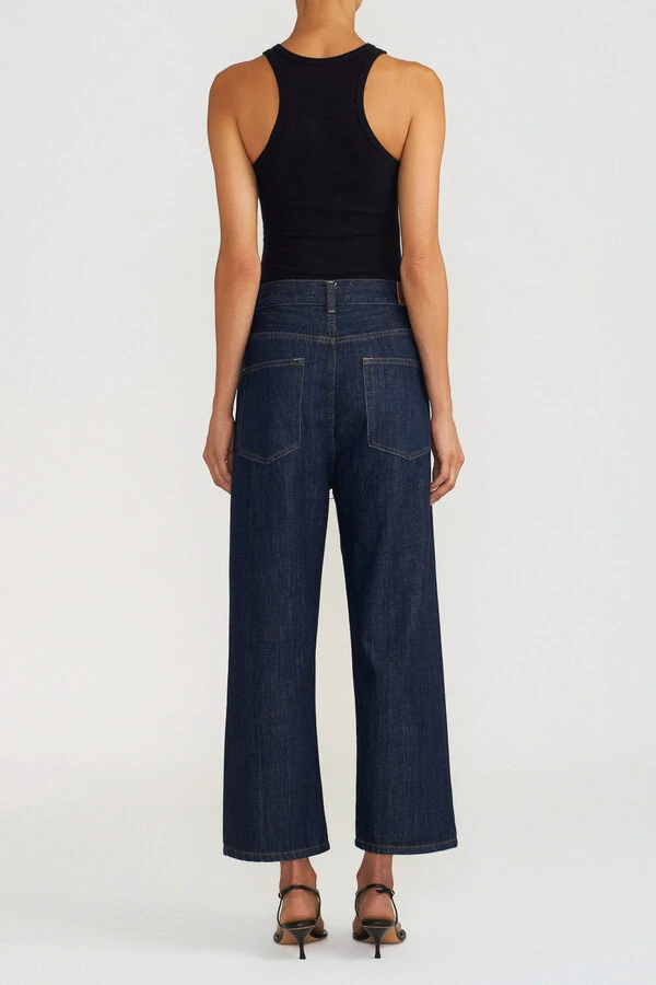 Calça Crossover Raw Denim