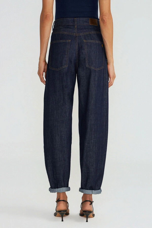 Calça Balloon Raw Denim