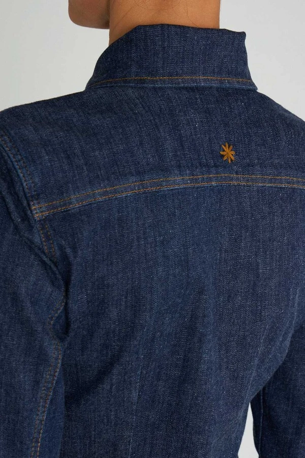 Camisa Stretch Raw Denim