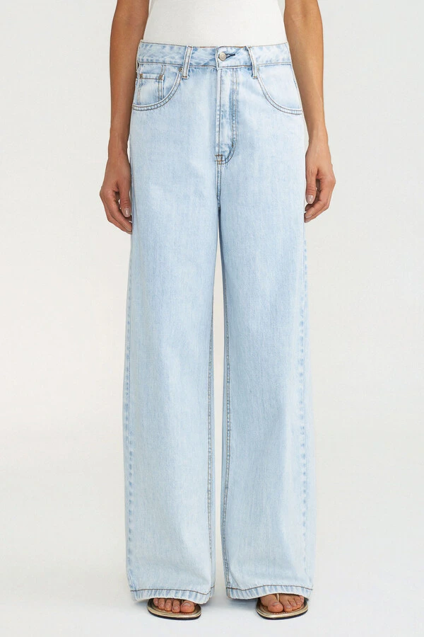 Calça Wide Shift Vintage Light