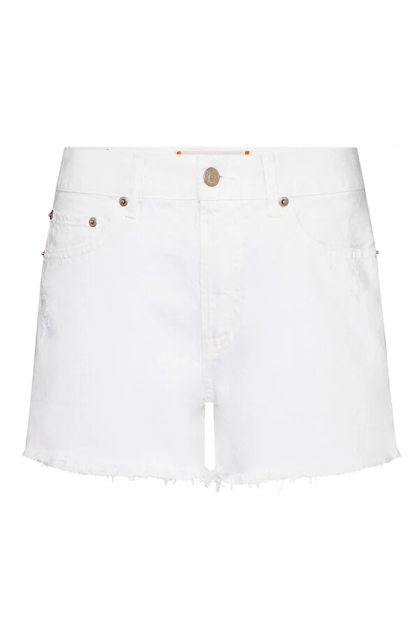 Short Urban White Denim
