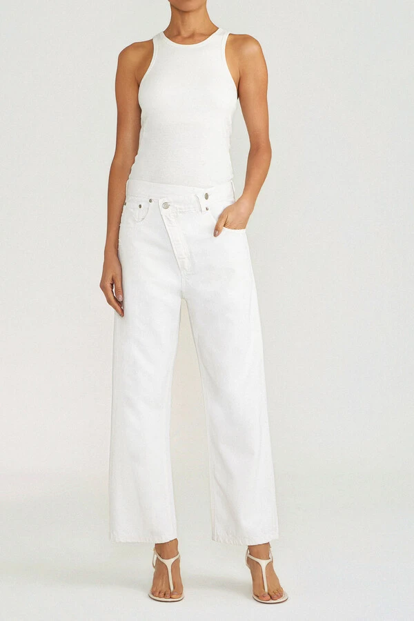 Calça Crossover White Denim