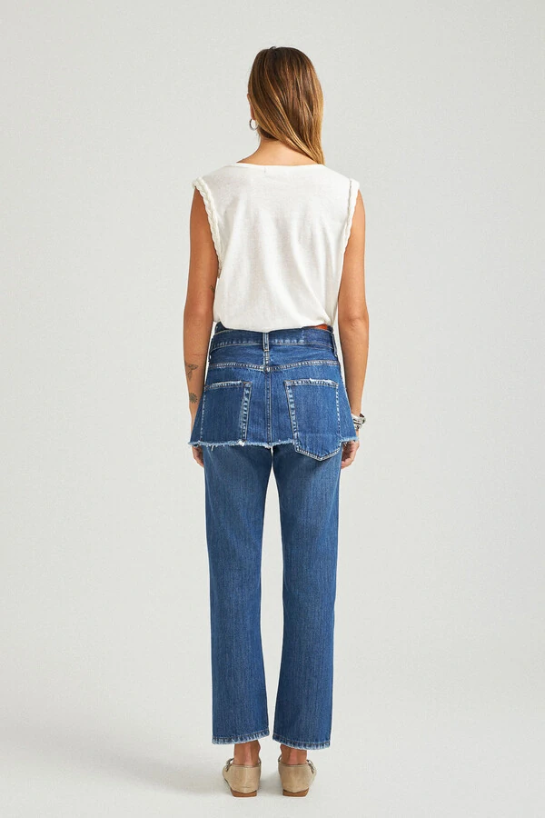 Layer Jeans Médio