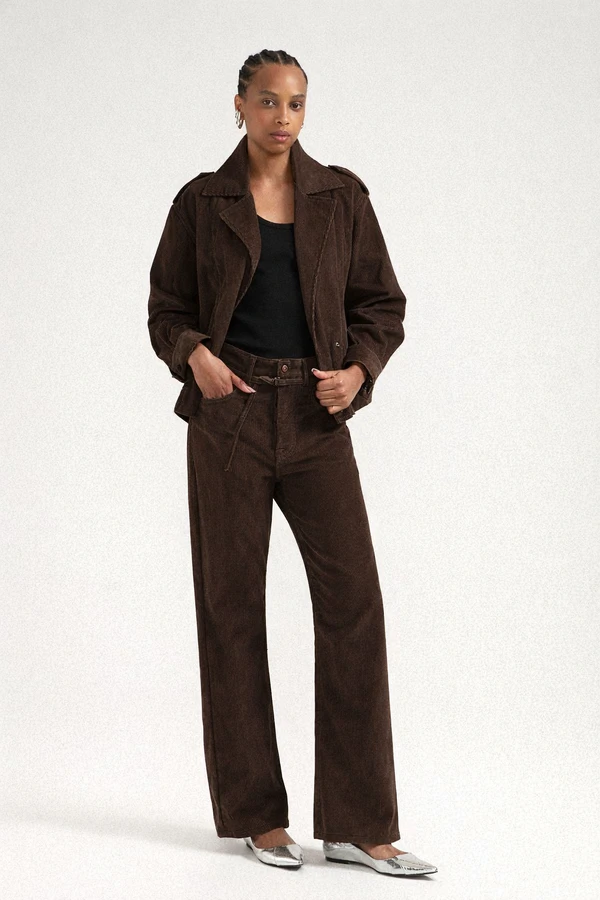 Calça Loose Corduroy