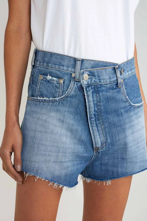Shorts Crossover Jeans Médio